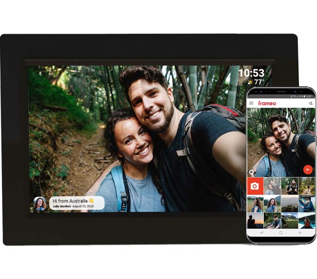 Smart Wi-Fi Photo Frame - QT-1010Black 32GB