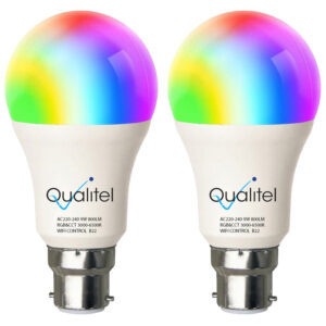 Smart Wi-Fi Bulb - B22 - QT-ALS09 2 Pack